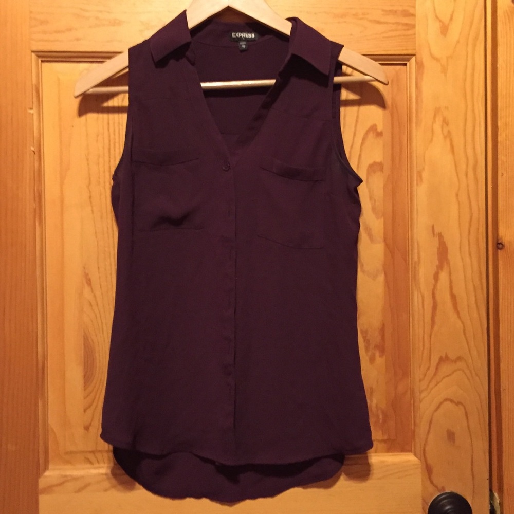 Burgundy Button Down Shirt